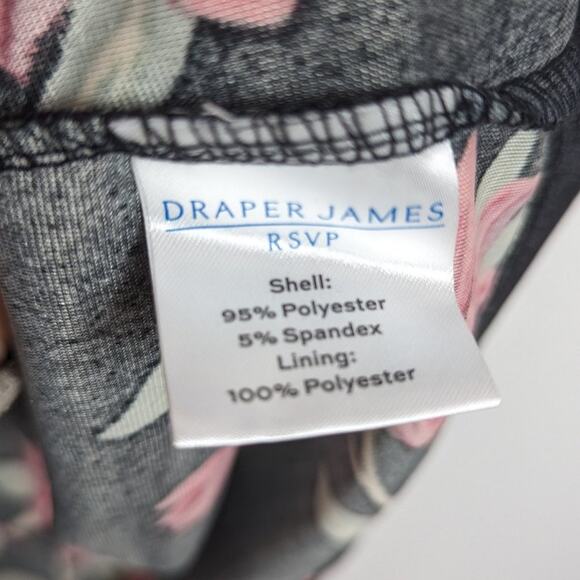Draper James RSVP Short Sleeve Mockneck Velvet Floral Dress Size XS - Picture 8 of 10